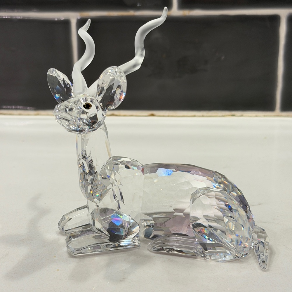 Swarovski Crystal Antelope Figurine